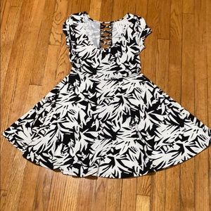 Black and white dress